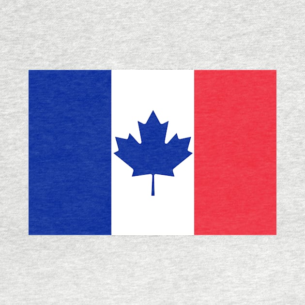 Canada - France Flag Mashup by phneep